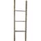 Ekena Millwork 15"W x 48"H x 3 1/2"D Vintage Farmhouse 3 Rung Ladder, Barnwood Decor Collection, Reclaimed Grey DECR015X048X04LDRGY - alternate 4